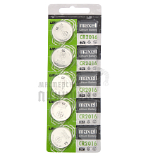 Батарейка MAXELL CR2016 BL5 GREEN (CN) 3V (5/100/500) - Чертеж