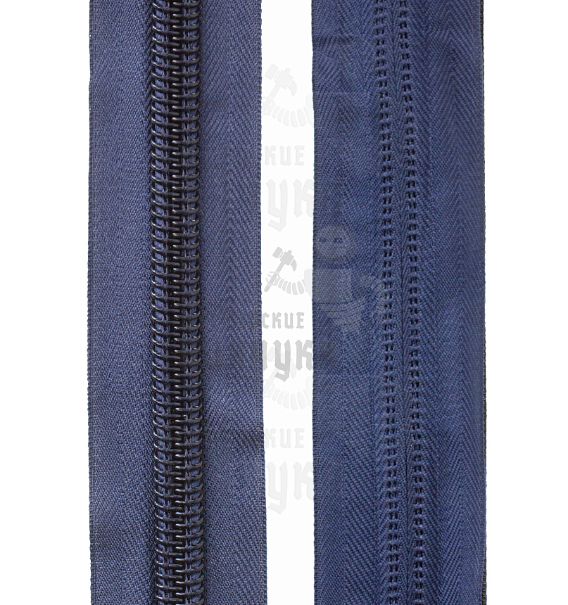 Молния-рулон Спиральная, тип 10, цвет Синий 330