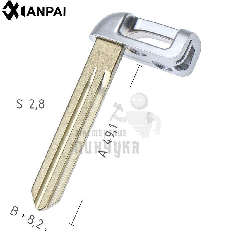 Лезвие 1229/Hyundai левое  КНР