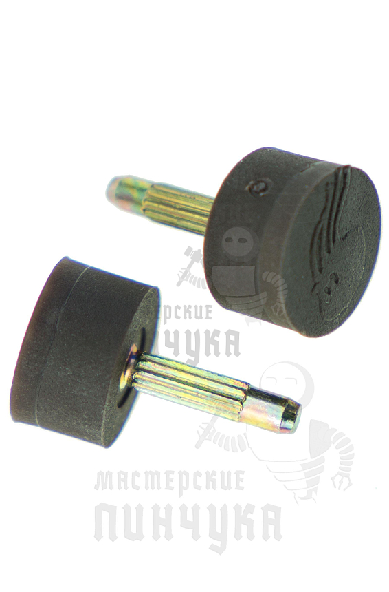 Набойки со штырём Октопус, круглые 12, коричневые