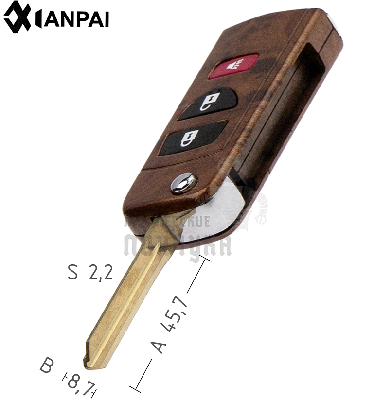 Корпус  NISSAN NSN14 2кн + паника выкидн КНР