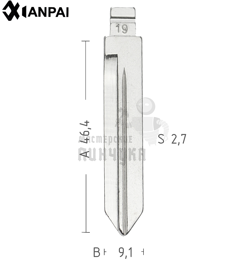 Лезвие FD18R_FO38 FORD КНР