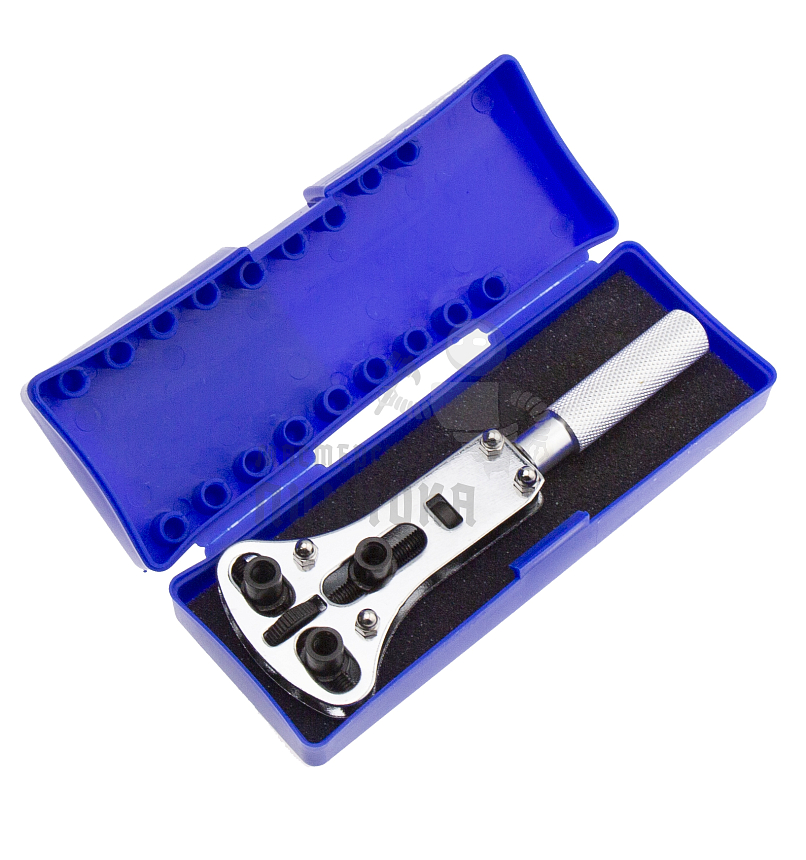 Устройство для открывания задней крышки часов, 3 точки