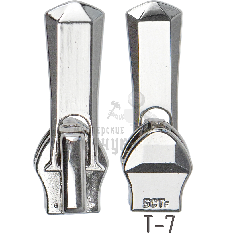 Бегунок JX №6, тип 7, автомат, цв. никель