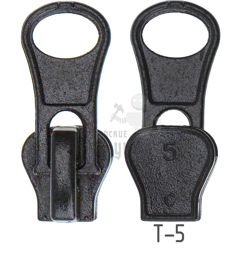 Бегунок "Трактор", тип 5, автомат Груша, цв.черный 322