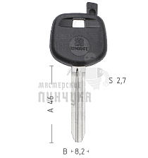 T00TY37P TP00ISU-3D.P1 а/пласт.с мест.п/чип TOYOTA TOY43RATE  - Чертеж