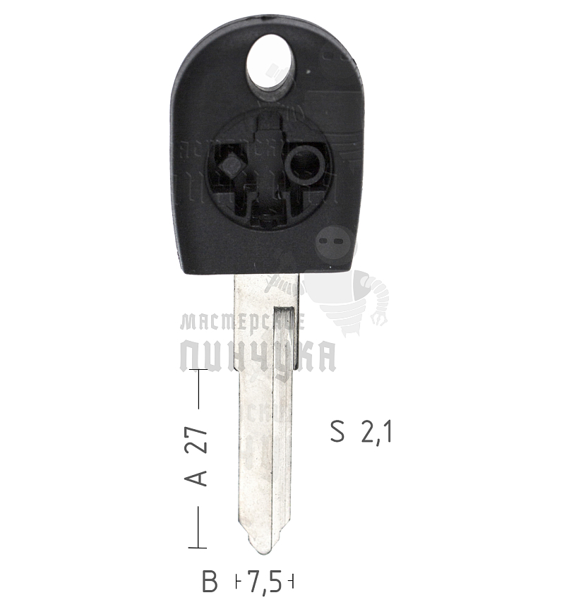 T00KW16P TP00KAW-6P/DCT-1P KW17T0 а/пласт.с мест.п/чип KAWASAKI