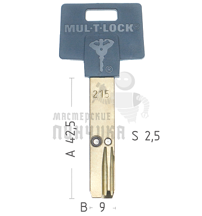 Mul-T-Lock: Профиль 215s Original "INTERACTIVE"