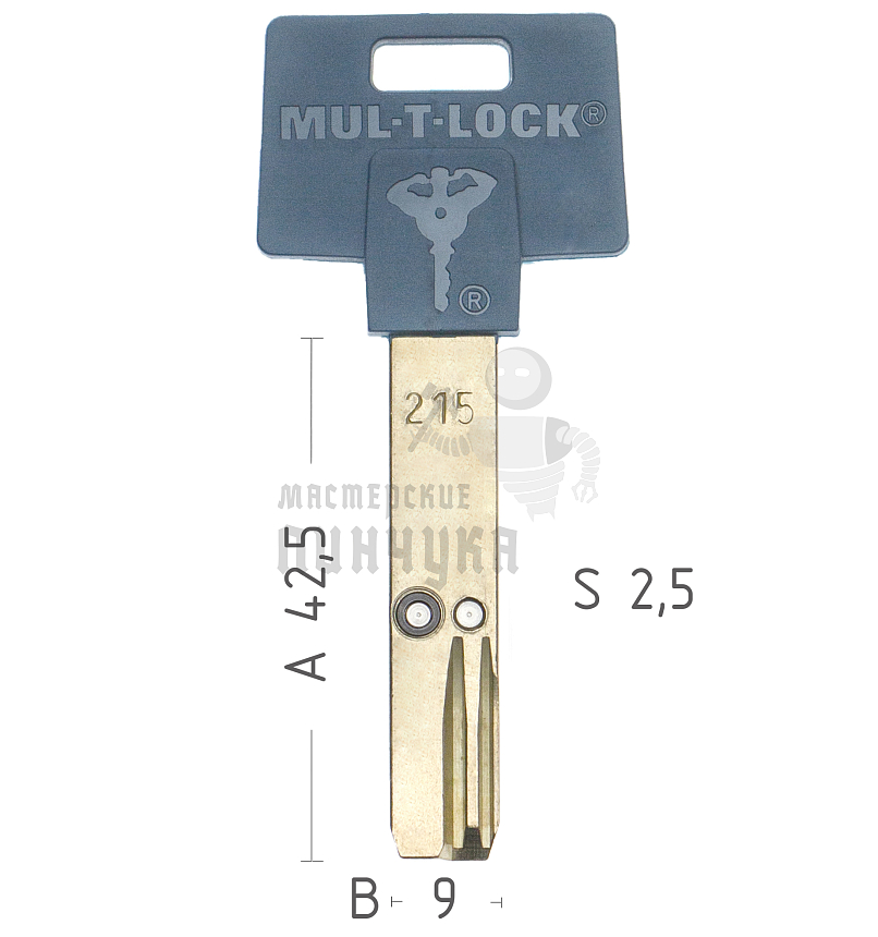 Mul-T-Lock: Профиль 215s Original "INTERACTIVE"
