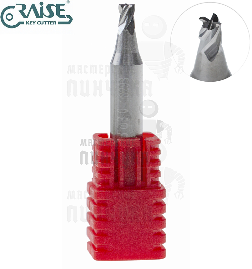 Вертик.фреза RAISE EW5530B ф3,0мм CARBIDE (ф3,0Х6Х40)								