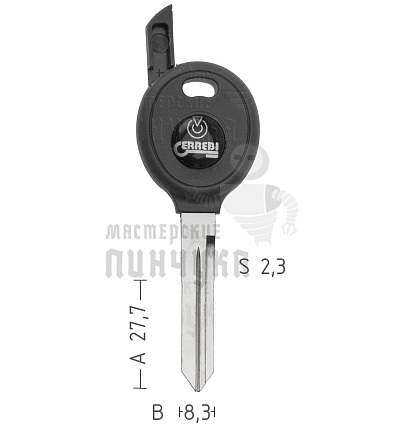 T00CY67P CY24TE TP00CHR-19.P а/пласт.с мест.п/чип CHRYSLER