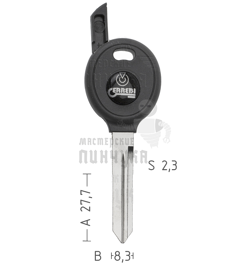 T00CY67P CY24TE TP00CHR-19.P а/пласт.с мест.п/чип CHRYSLER