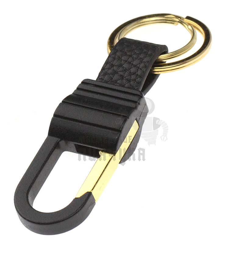 Карабин с двумя кольцами для ключей