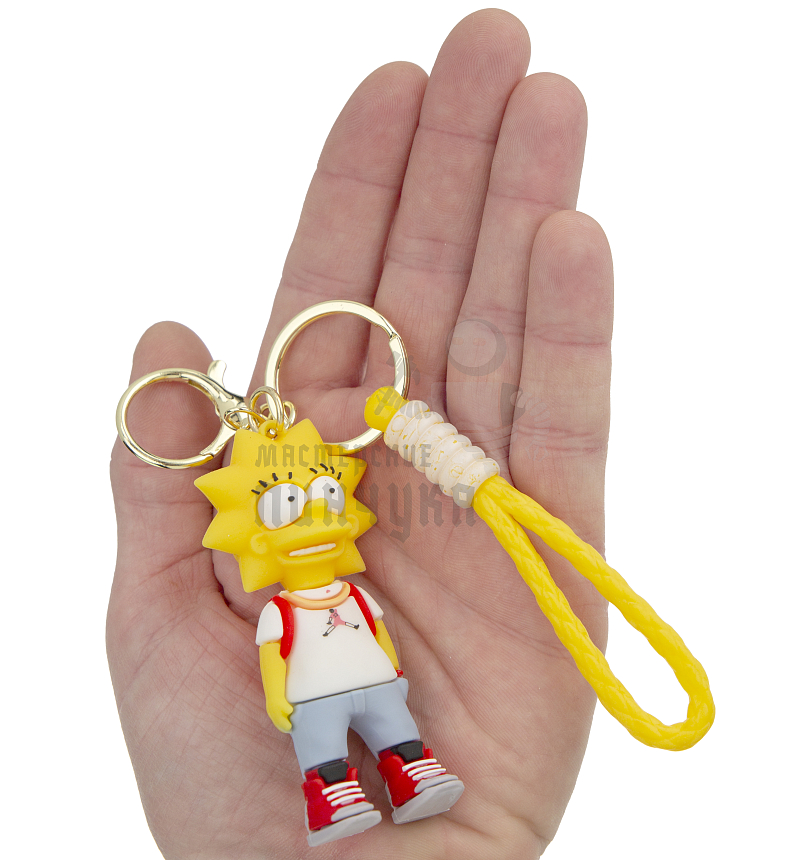 Брелок для ключей "Симпсоны : Лиза" + карабин