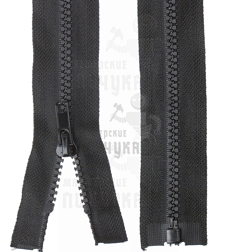 Молния тракторная, тип 5, 100см, цв. черный