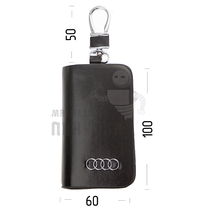 Ключница с карабином AUDI //