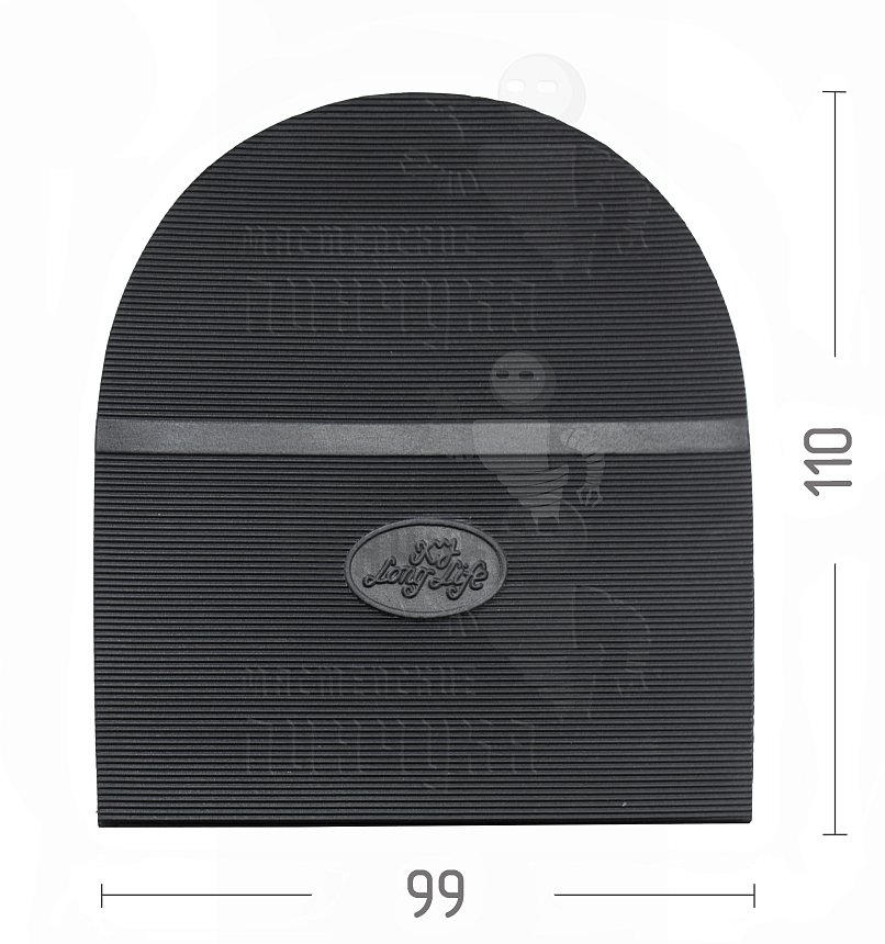 Набойка Long Life 46-1, цв.чёрный