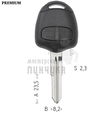 Корпус  Mitsubishi MIT8 2кн.ремкомпл.(левый)  КНР - Чертеж