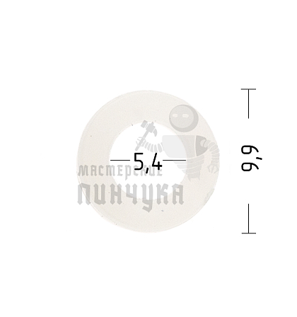 Пластиковые кольца (усилители) под люверс №3 - Чертеж