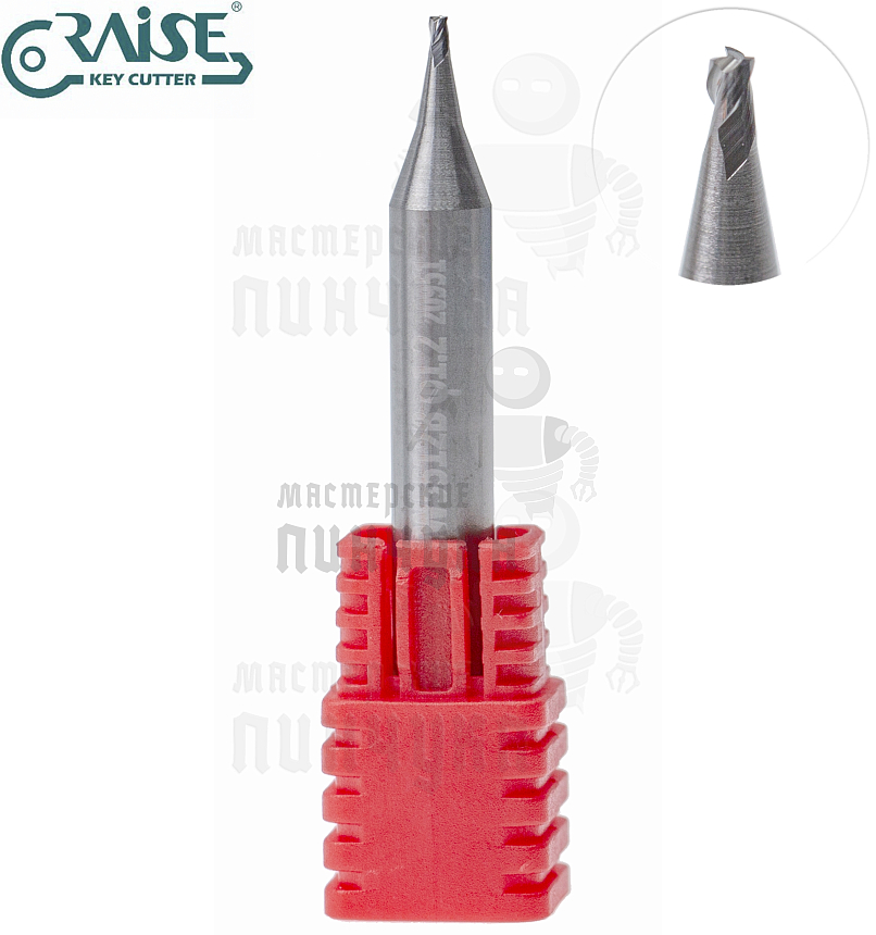 Вертик.фреза RAISE EW5512B ф1.2мм CARBIDE (ф1.2Х6Х40)								