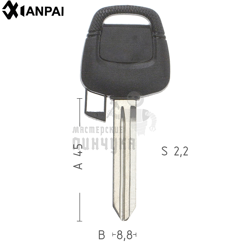 Авто с местом под чип DAT15P_NSN14_NS8 КНР  SUBARU