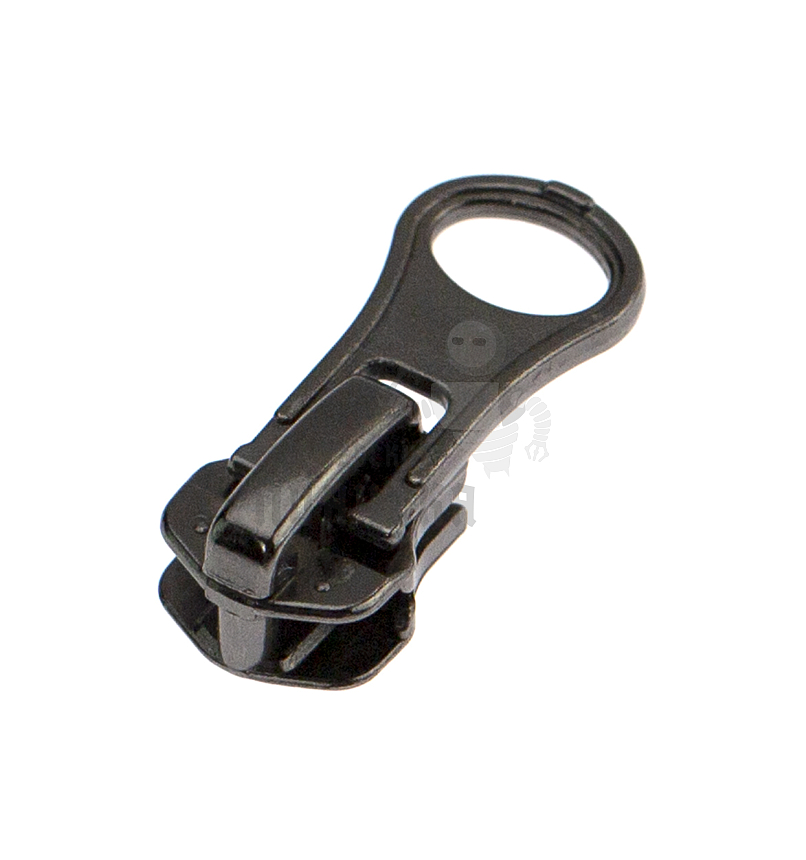 Бегунок курточный Т5 "Judson" металл, темная-гальваника матовая