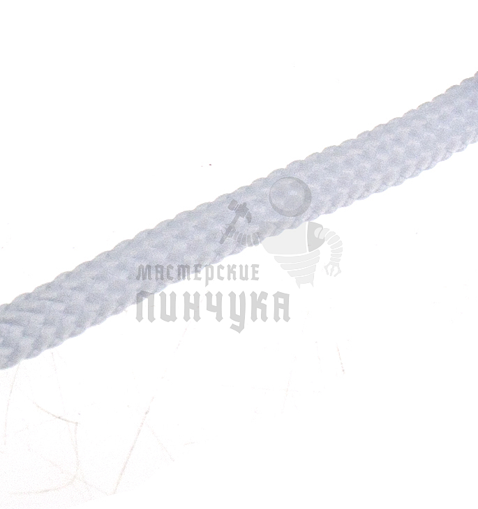 Шнурок белый, плоский тонкий  60 см (Art.425)