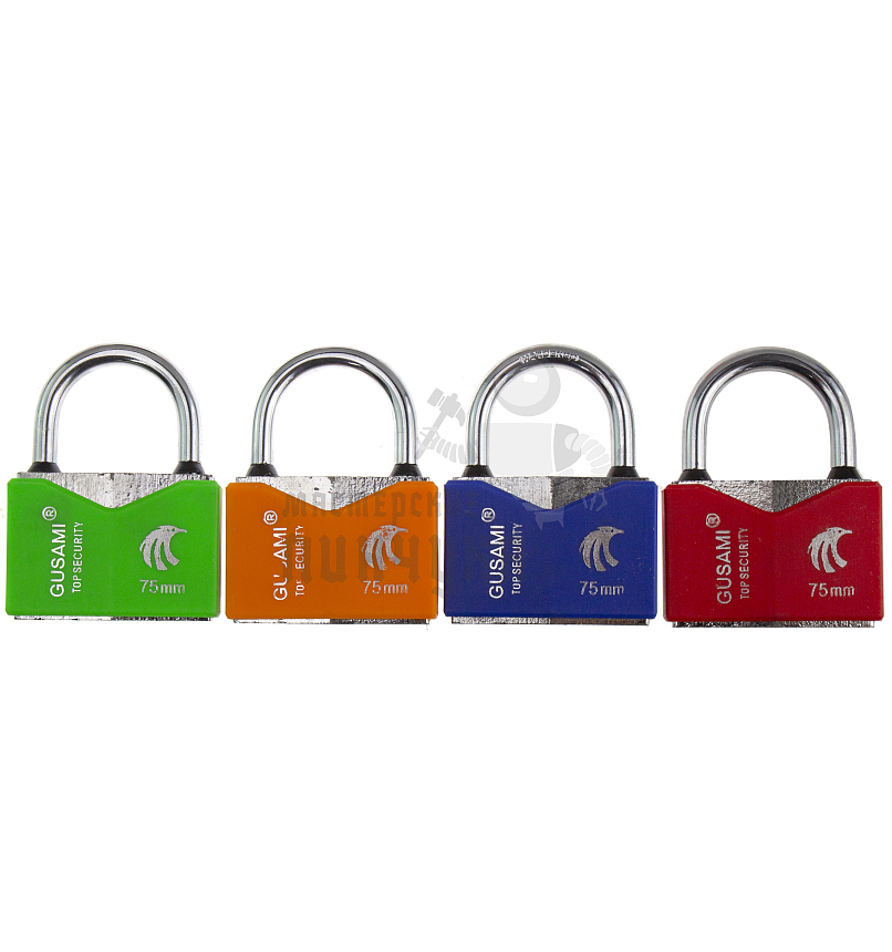 Навесной замок "GUSAMI", 75мм (цвет произвольный)