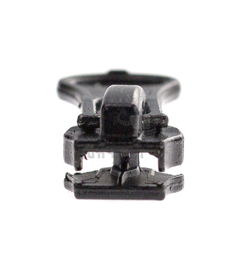 Бегунок для спиральной молнии, тип 7, автомат, "ГРУША" цв. черный 322 