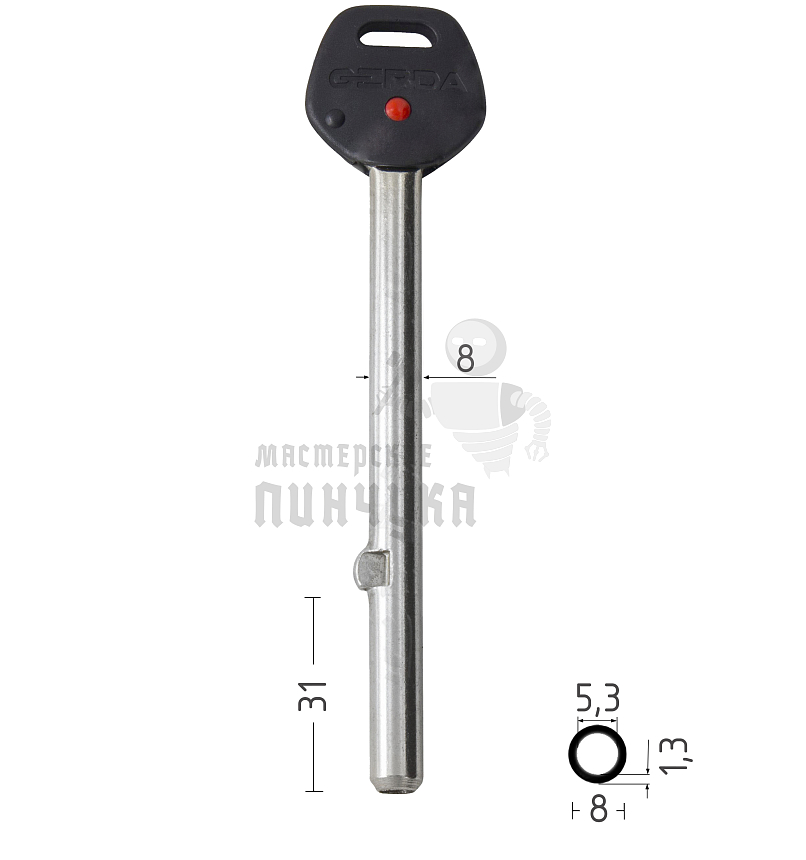 GERDA.GT-6P (ММ-013) 95mm ОРИГИНАЛ						