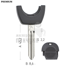 Лезвие DAT15/DAT16  NSN14/NSN15  NS11/NS8/NS9 рога NISSAN КНР - Чертеж