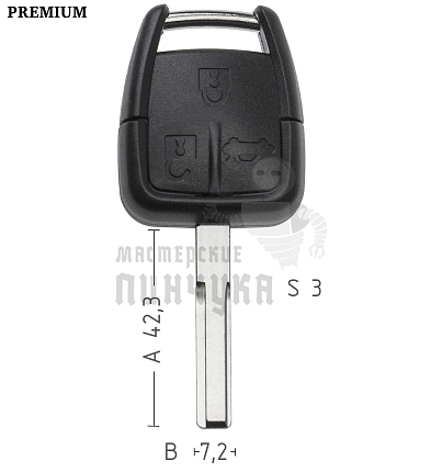 Корпус CHEVROLET S22 HU43 3кн КНР