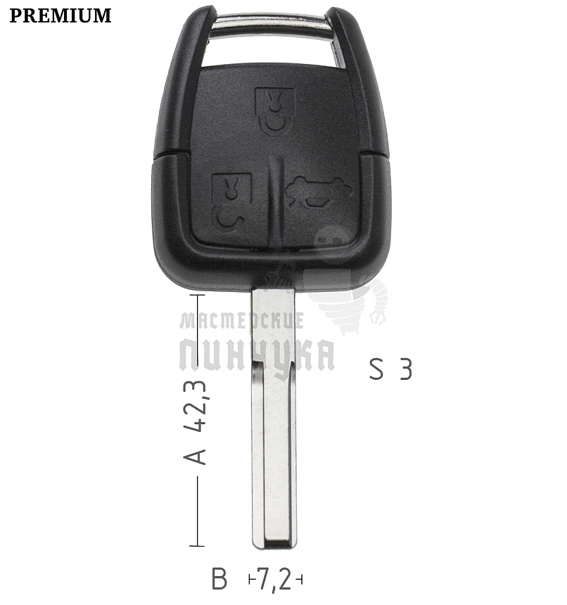 Корпус CHEVROLET S22 HU43 3кн КНР