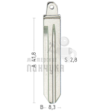 Лезвие №110 HYN14R KIA K3 КНР - Чертеж