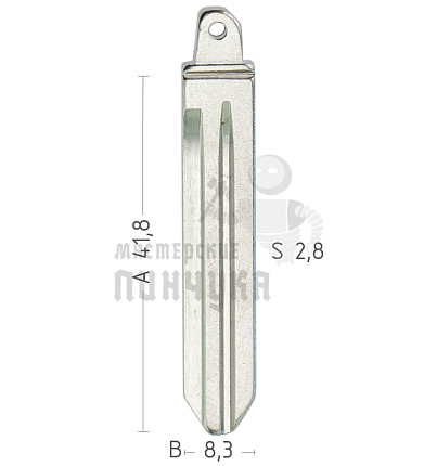 Лезвие №110 HYN14R KIA K3 КНР