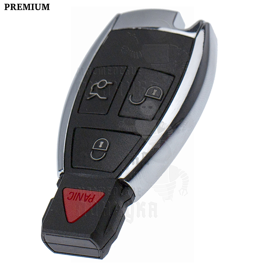 Корпус ключа ME-7.P  HU116  HF51P 3 кнопки + паника КНР /// MERCEDES 