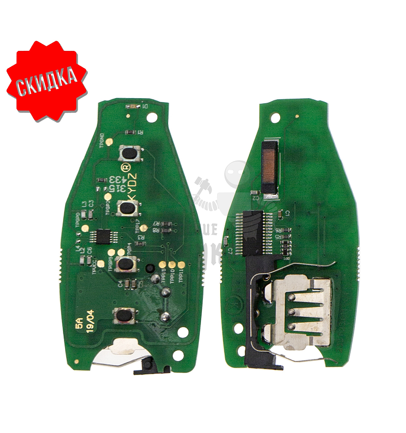 Плата VW TOUAREG 3кн 433/315MHZ ASK/FSK