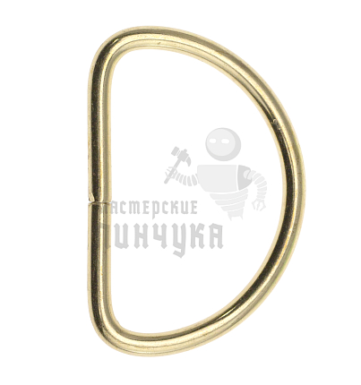 Полукольцо 30мм (толщ. 2,6мм) цв. золото. 