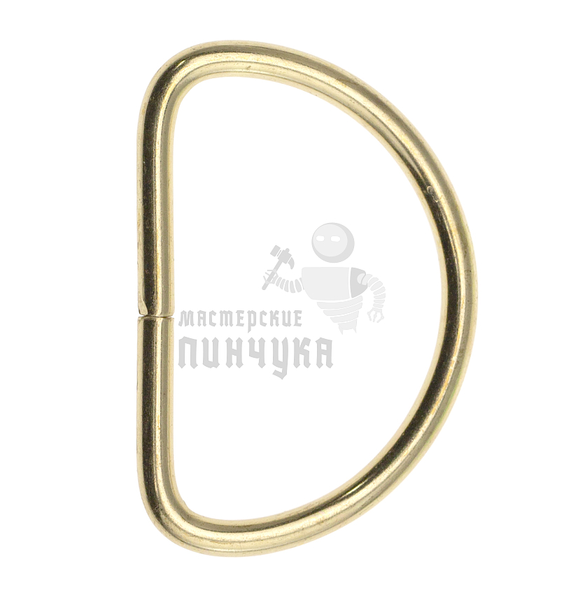 Полукольцо 30мм (толщ. 2,6мм) цв. золото. 