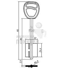 GRD13DP (силумин) - Чертеж