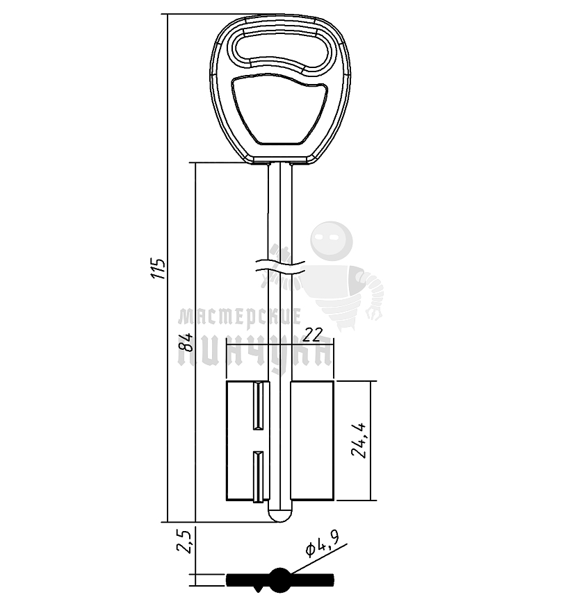 GRD13DP (силумин)