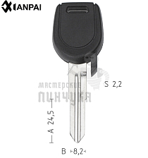 Авто с местом под чип TPX  TP00MIT-12P  MIT8T0  T00MIT7P КНР  ///  MITSUBISHI - Чертеж