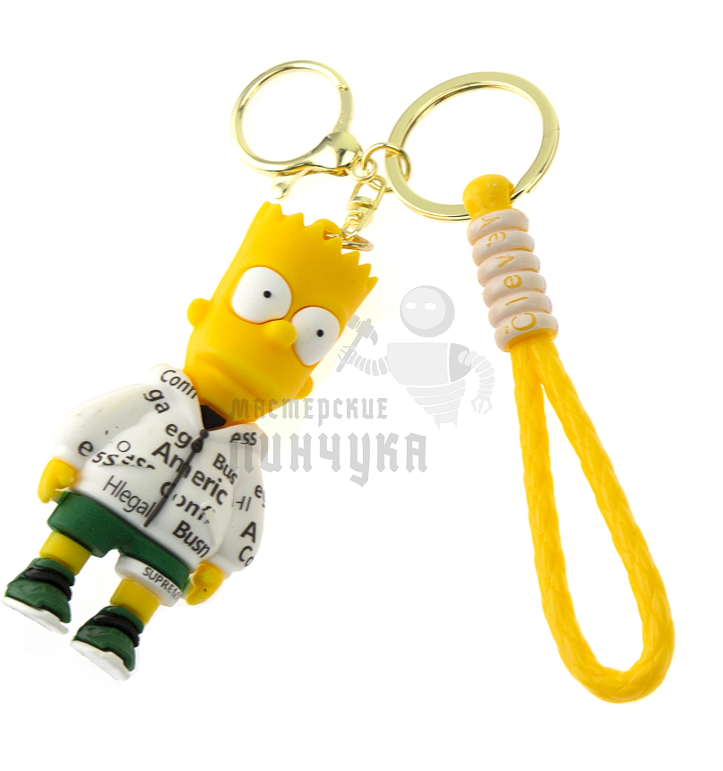 Брелок для ключей "Симпсоны : Барт" + карабин