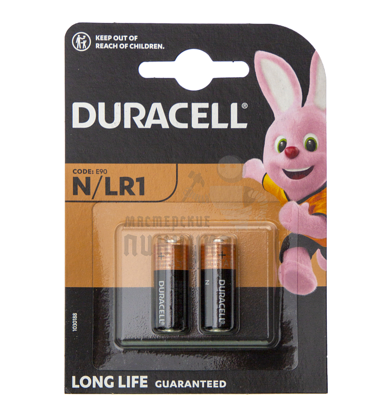 Батарейка Duracell LR1 N BL2 1.5V (2/20)