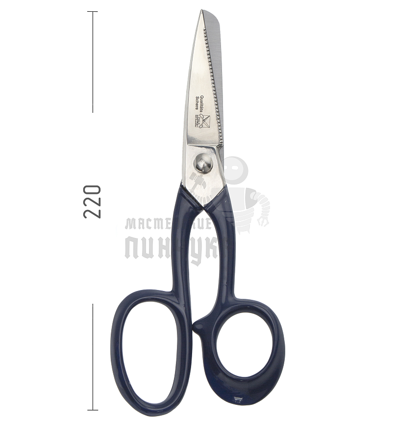 Ножницы "KONIG-PAUL" 681/8 для кожи 220 мм