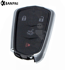 Корпус ключа OP11 HF66 HU100 3кнопки + паника КНР ///  CADILLAC - Чертеж