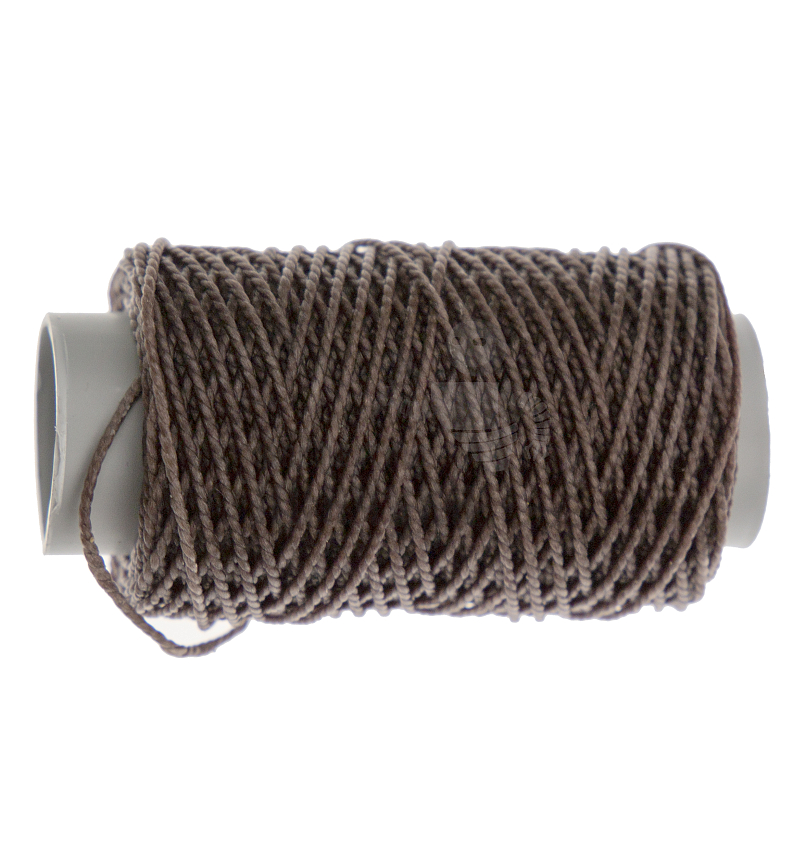Нитки вощеные "Малышка", прошивочные, коричневые