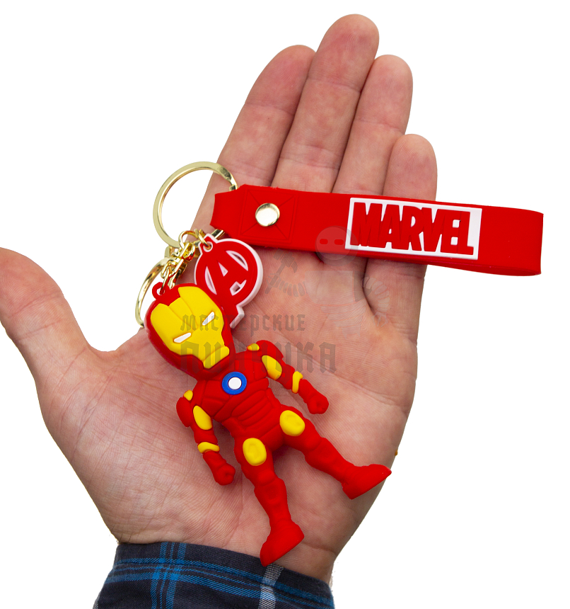 Брелок для ключей "Железный человек" + карабин