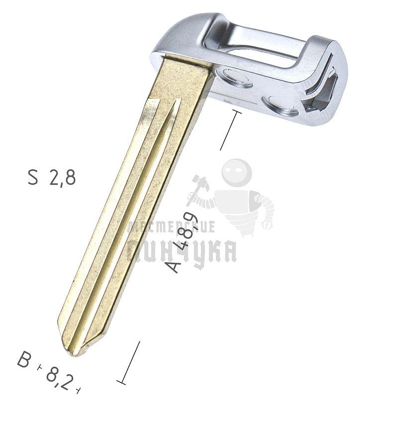 Лезвие 1229/Hyundai правое  КНР