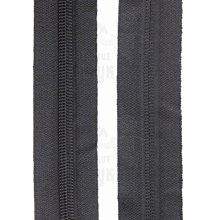 Молния-рулон Спиральная, тип 5, цвет Черный 322 